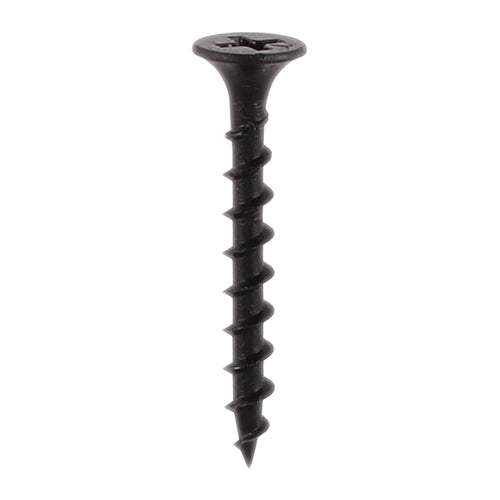 Drywall Timber Stud Plasterboard Screws 4.2 x 65mm (8 x 2 1/2in) - PH - Bugle - Coarse Thread - Black
