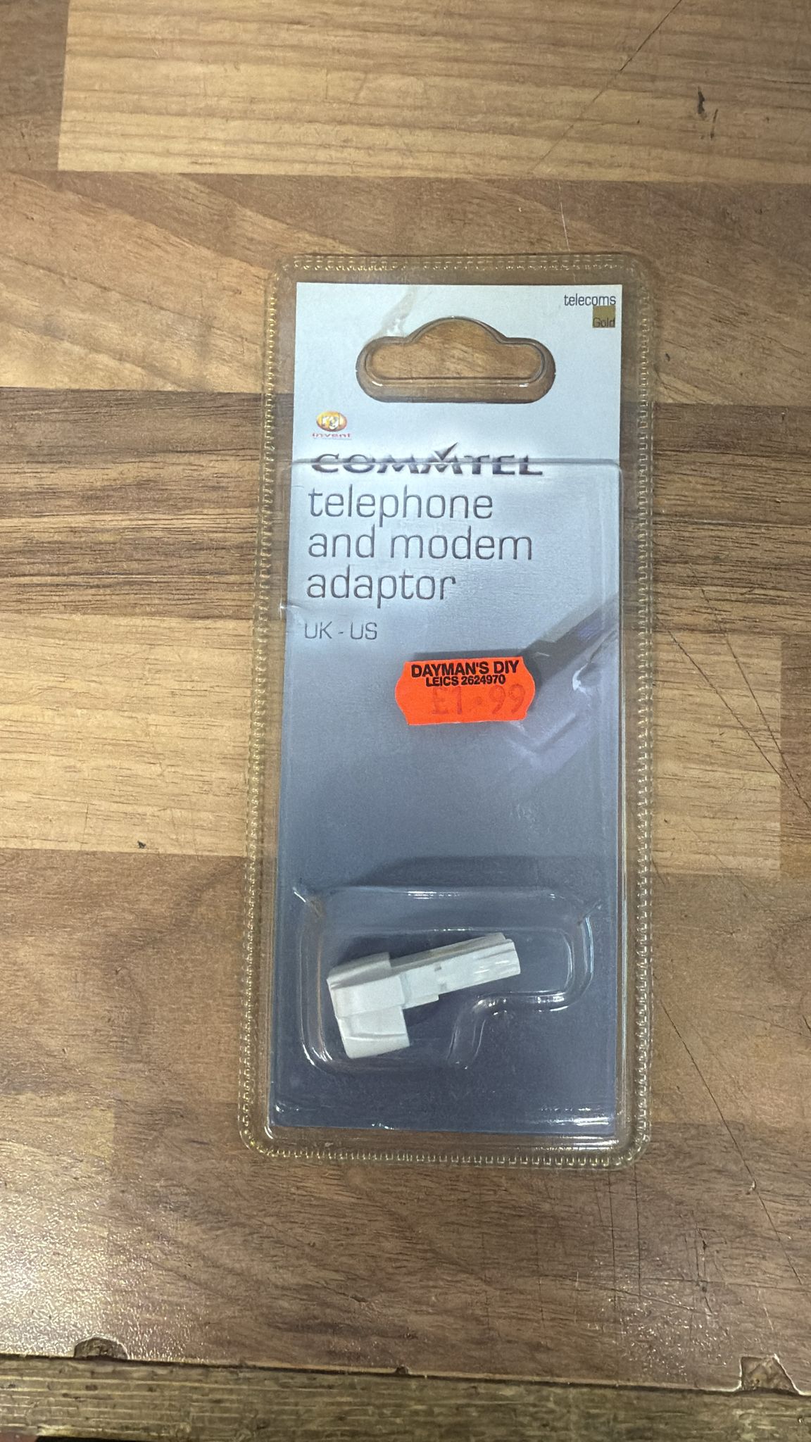 Telephone & Modem Adaptor UK - US