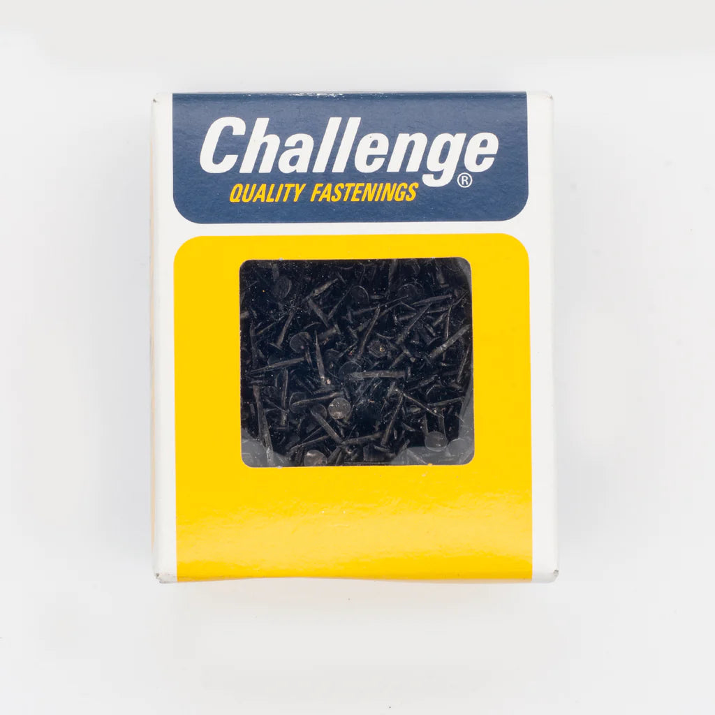 13mm Cut Gimp Pins Black (1/2") - 500g pack (20602)