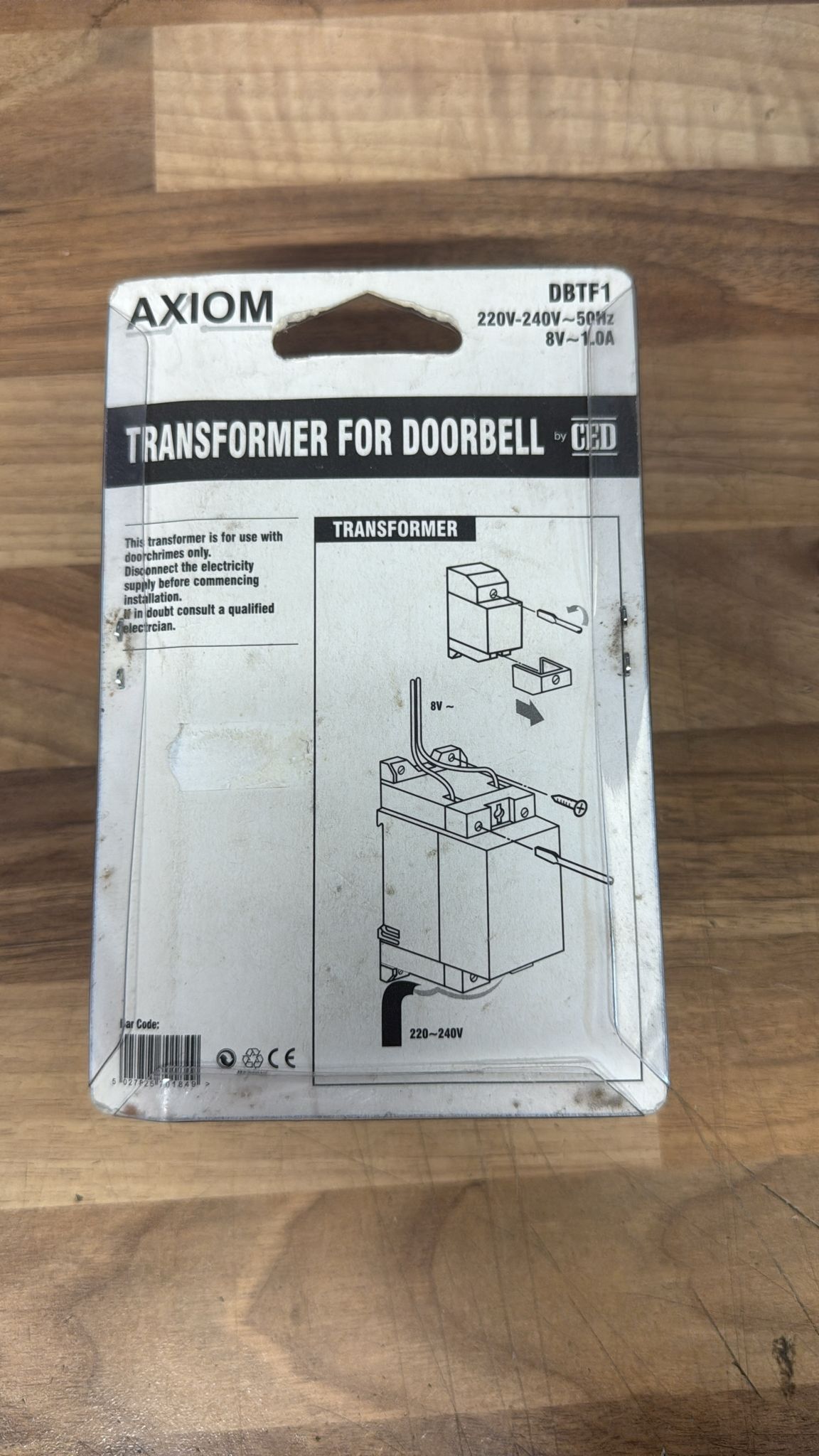 Axiom Transformer for Doorbell (DBTF1)