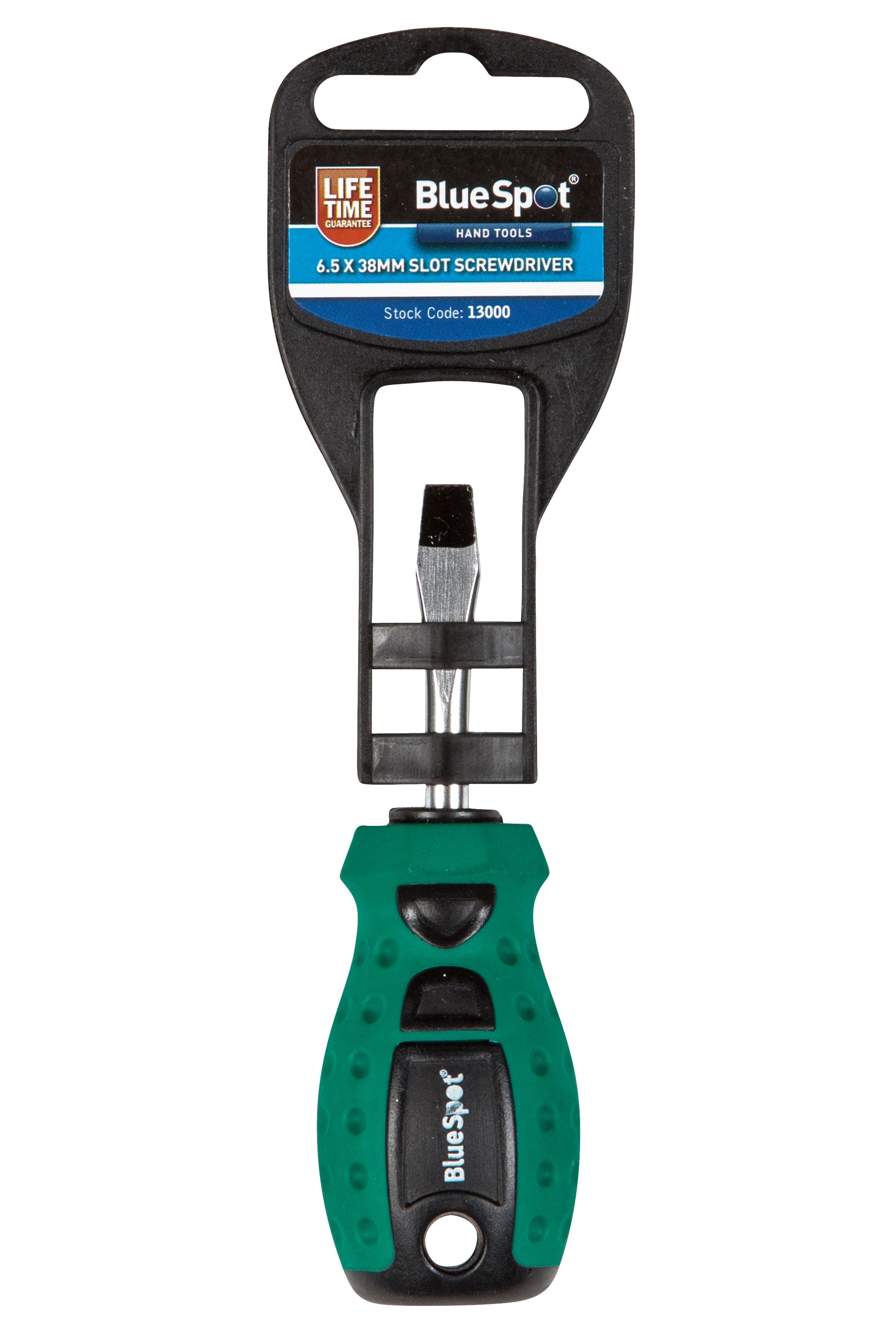 Bluespot 6.5 x 38mm Slotted / Flat Head Screwdriver (13000)