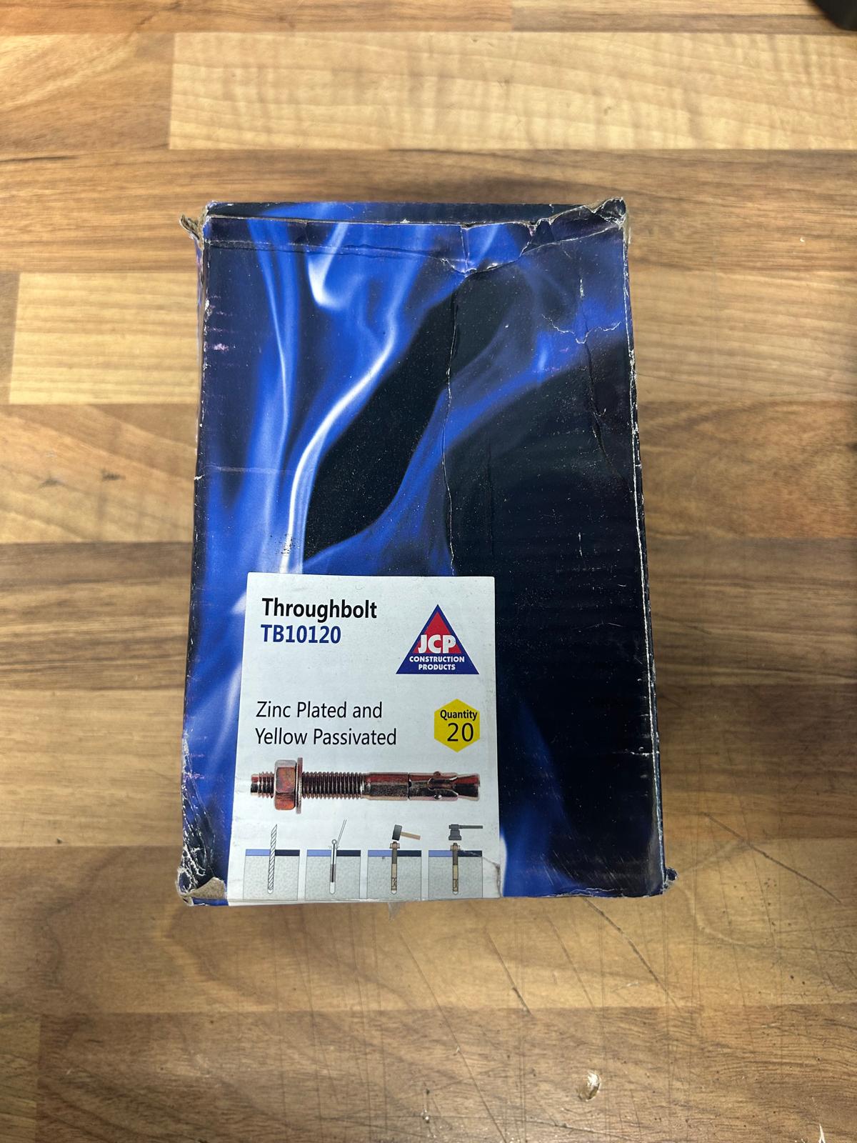 M10 x 120mm Shield Anchor Bolts / Expansion Bolt / Throughbolt (TB10120) Box of 20