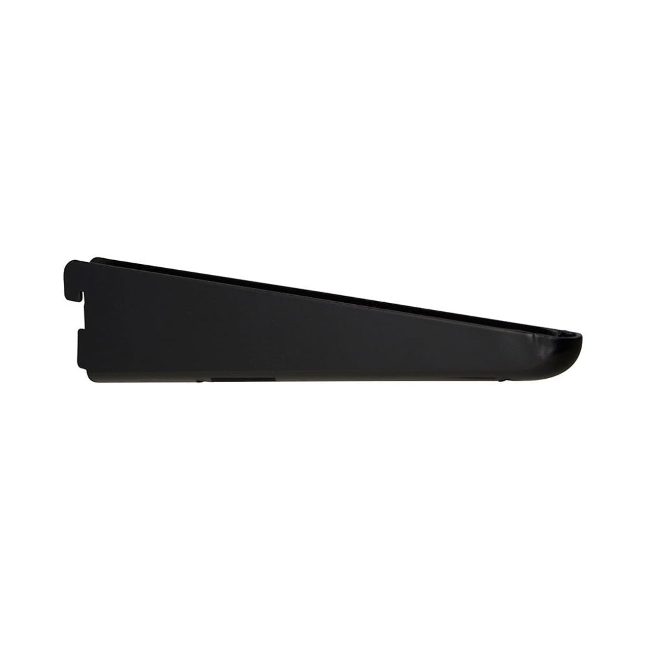 Twin Slot Shelf Black Bracket 115mm (4 1/2in)