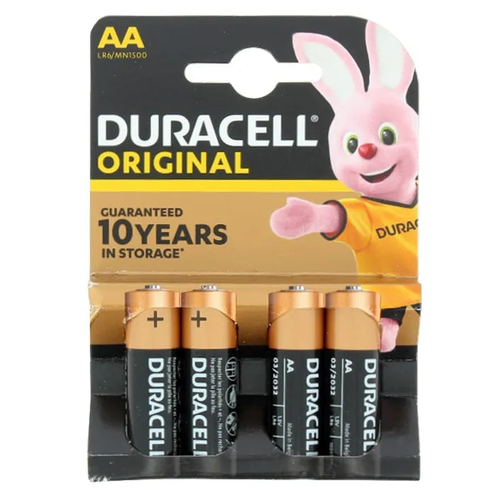 Duracell Original AA Batteries - 4 Pack