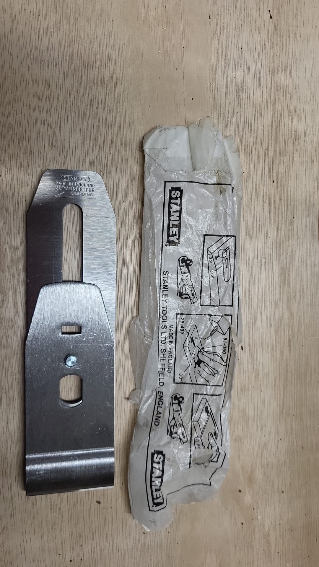 Stanley No. 5 Bailey Jack Plane Blade 50mm