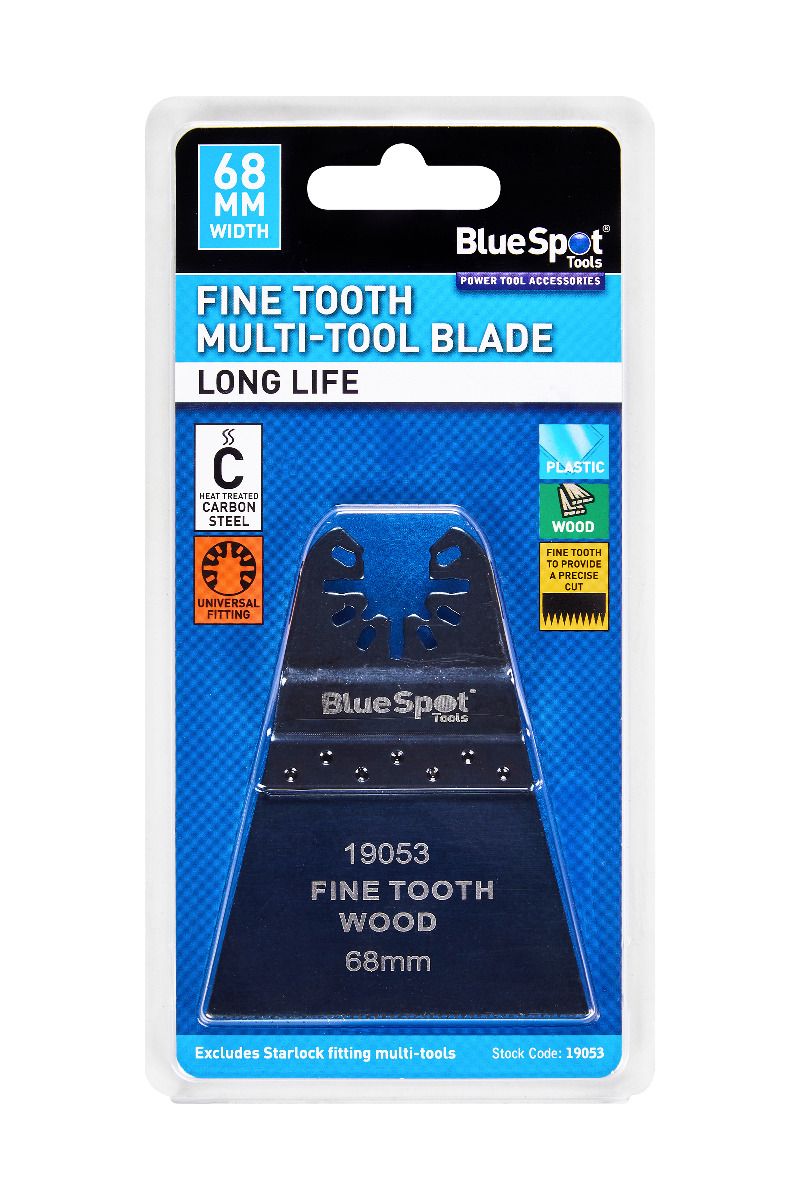 Bluespot 68mm Fine Tooth Multi Tool Blade (19053)