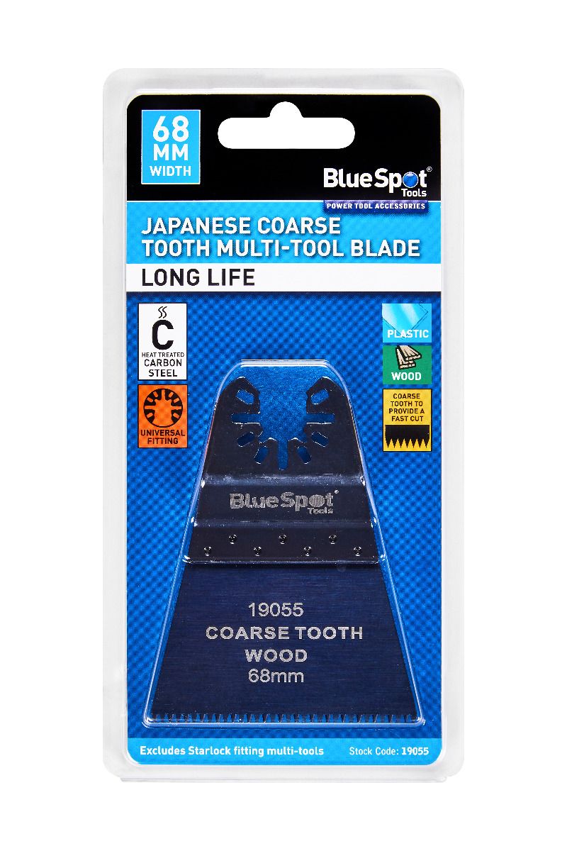 Bluespot 68mm Japanese Coarse Tooth Multi Tool Blade (19055)