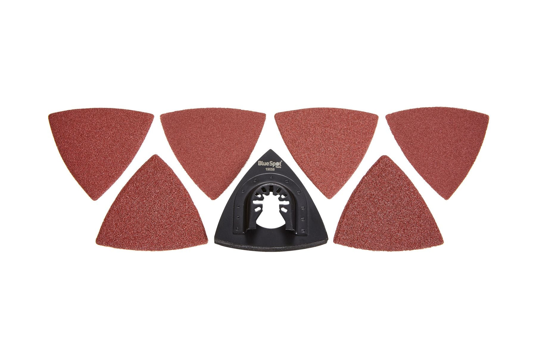 Bluespot 80mm Multi Tool Sanding Plate Including 6 Sheets (19058)