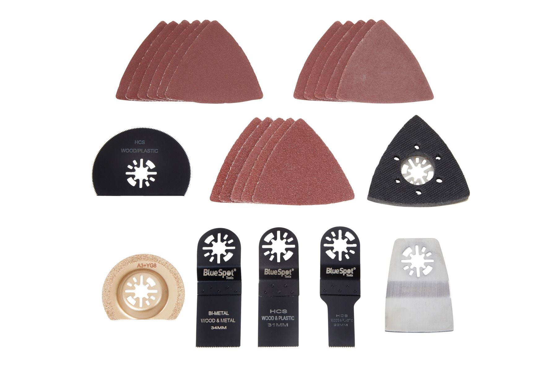 BlueSpot 27-Piece Oscillating Tool Accessory Kit (19060)