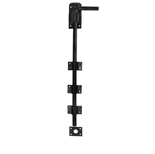 Garage Drop Down Bolt - Black - 600mm (24in) (4095243)
