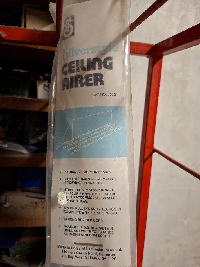 Silverstyle Ceiling Airer 6ft (LOCAL PICKUP / DELIVERY ONLY)