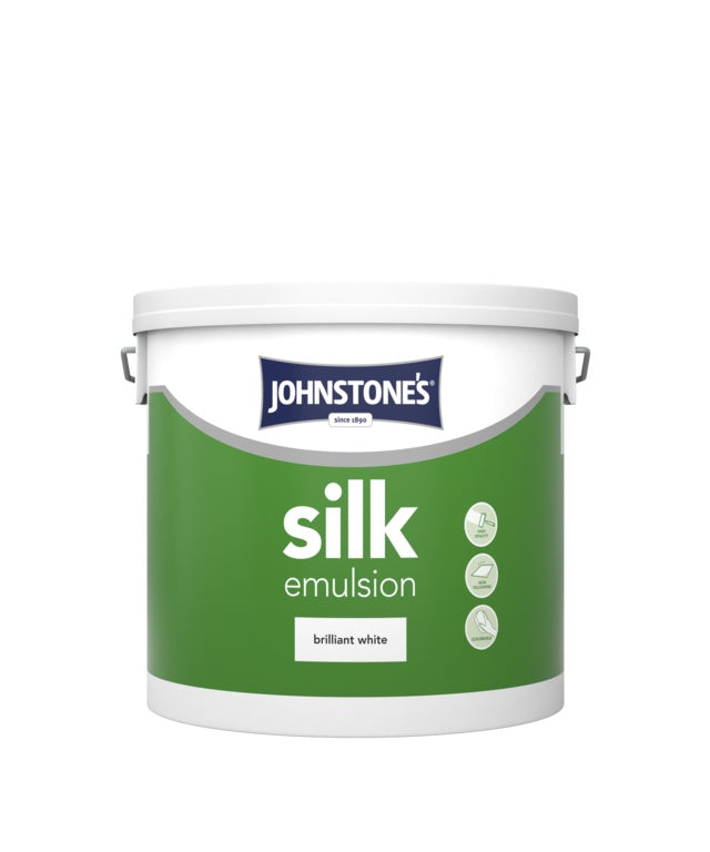 Johnstone's Brilliant White Silk Emulsion 5L