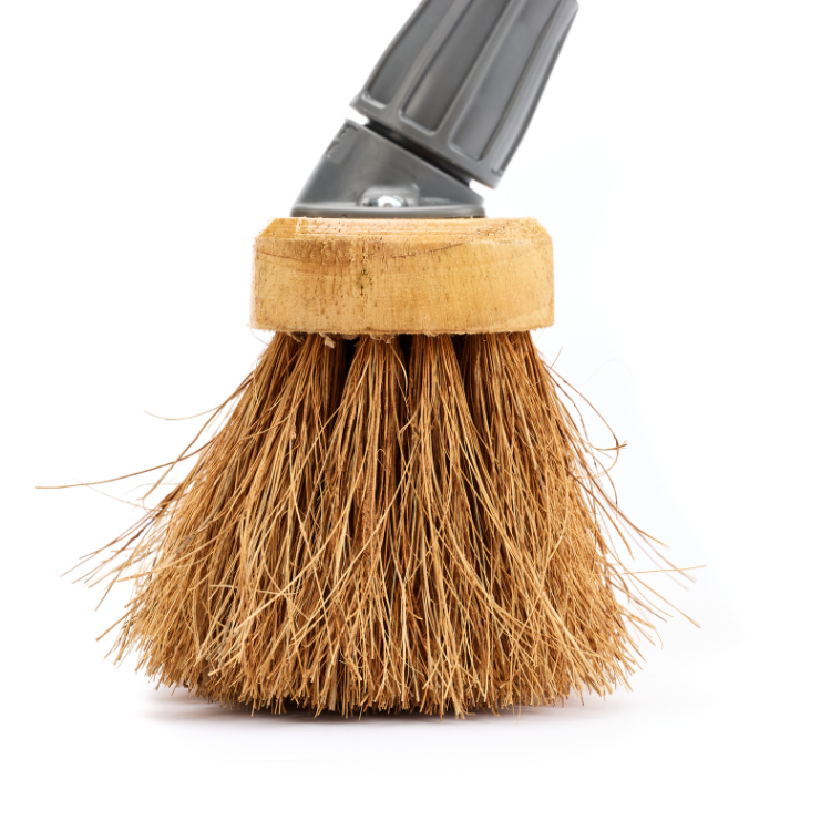 Buffalo 12in (30cm) Soft Coco Sweeper Broom With Handle (2391)