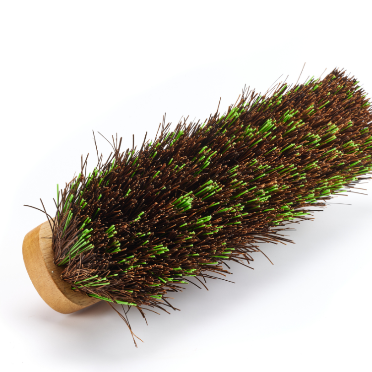 Buffalo Stiff Bassine Mix Sweeper Broom Head With Handle 12in (300mm) (2392)