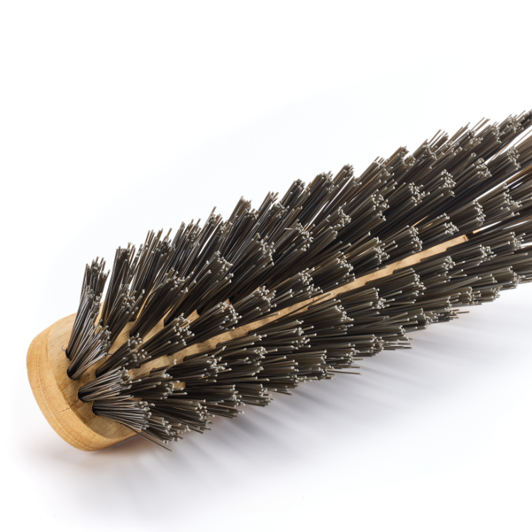 Buffalo Stiff PVC Sweeper Broom Head With Handle 12in (300mm) (2393)