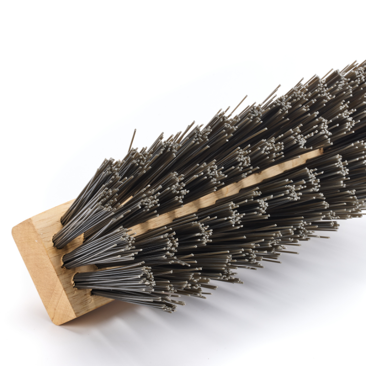 Buffalo 10.5in Stiff PVC Scavenger Broom Head With Handle (2395)