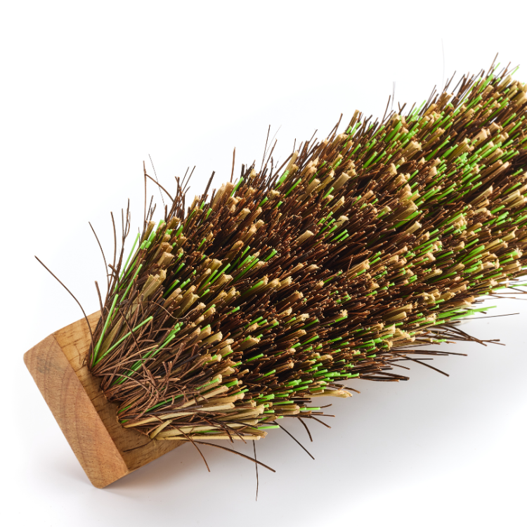 Buffalo 10.5in Stiff Bassine Mix Scavenger Broom Head With Handle (2396)