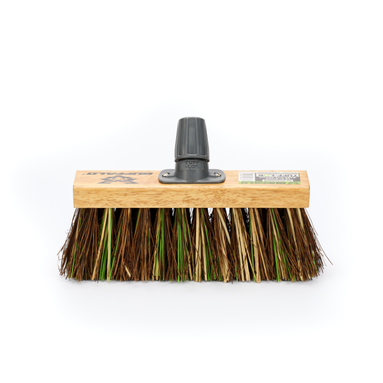 Buffalo 10.5in Stiff Bassine Mix Scavenger Broom Head With Handle (2396)