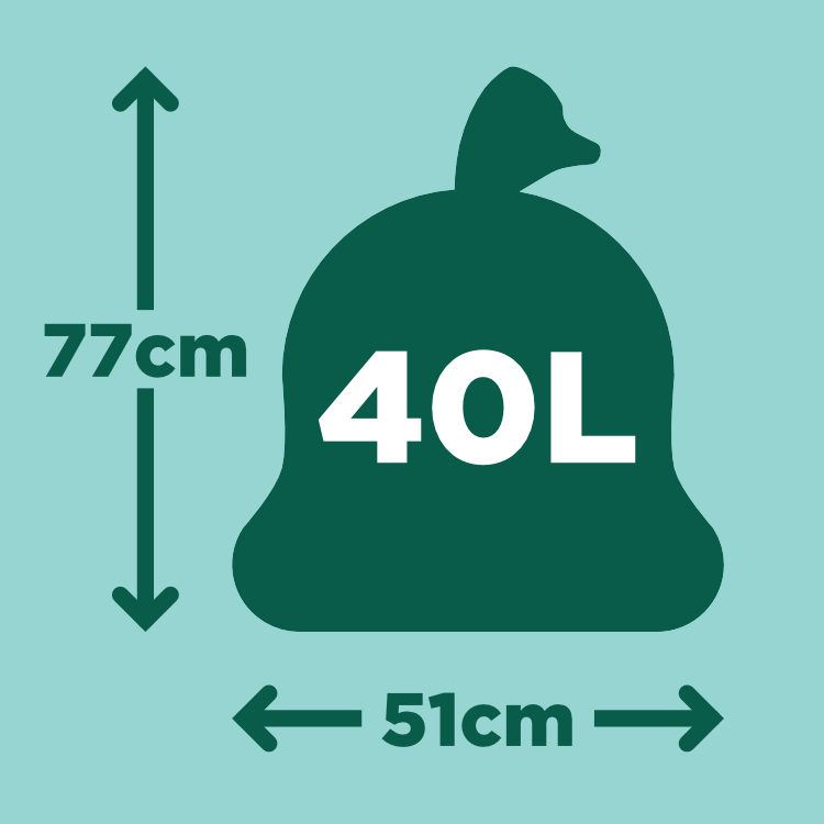 Everyday Double Strength Rubble Sacks - 40 litre - Pack of 10 (2423)