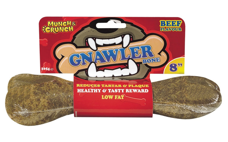 Gnawler Bone Beef Flavour 200mm (8in)