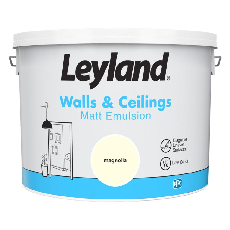 Leyland Magnolia Matt Emulsion Walls & Ceilings 10L