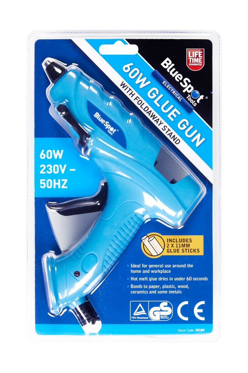 BlueSpot 60W Glue Gun With Stand (35184)