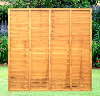 6ft (1.83m) Overlap Fence Panels (LOCAL PICKUP / DELIVERY ONLY)