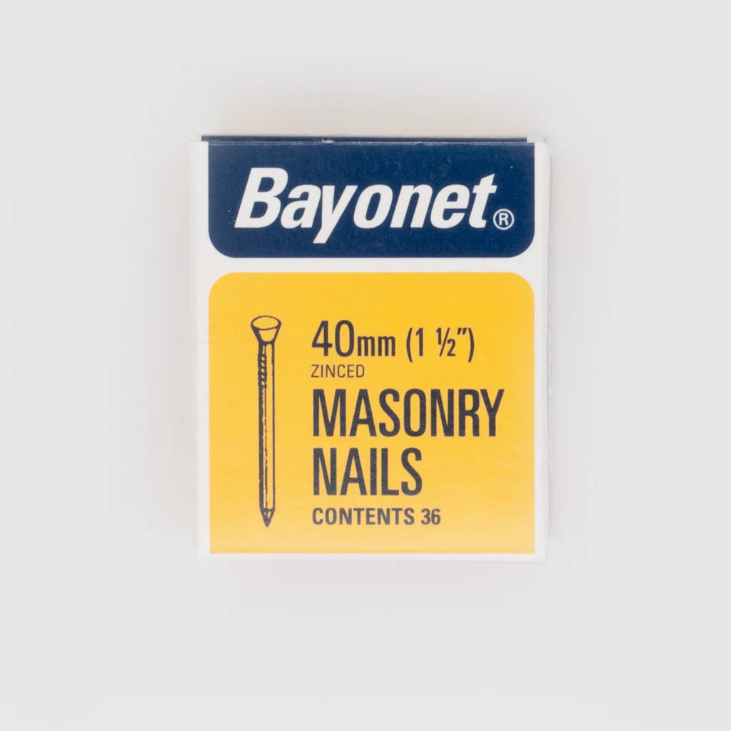 Bayonet Masonry Nails 40mm (1 1/2in) (12208)