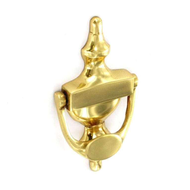 Securit Polished Brass Urn Door Knocker (S2245)