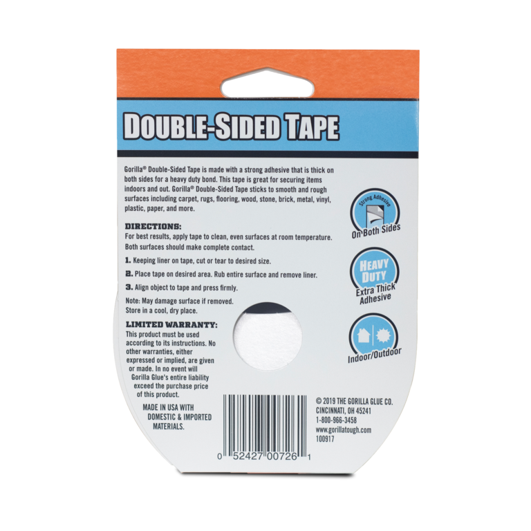 Gorilla Double-Sided Tape 35mm x 7.3m