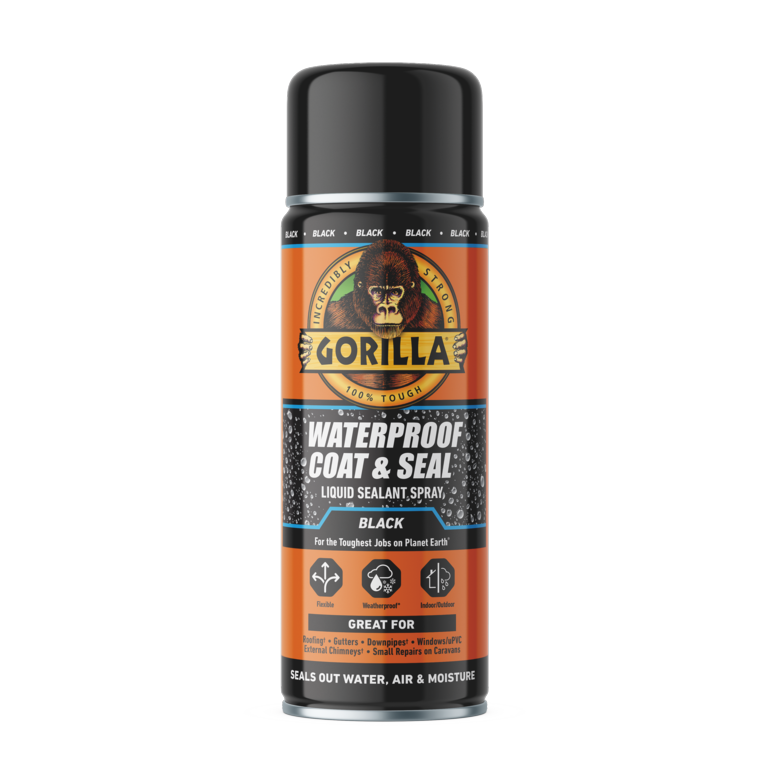 Gorilla® Waterproof Coat & Seal Spray Black 450ml