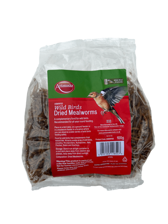 Ambassador Dried Mealworms - 100g, 500g & 1kg