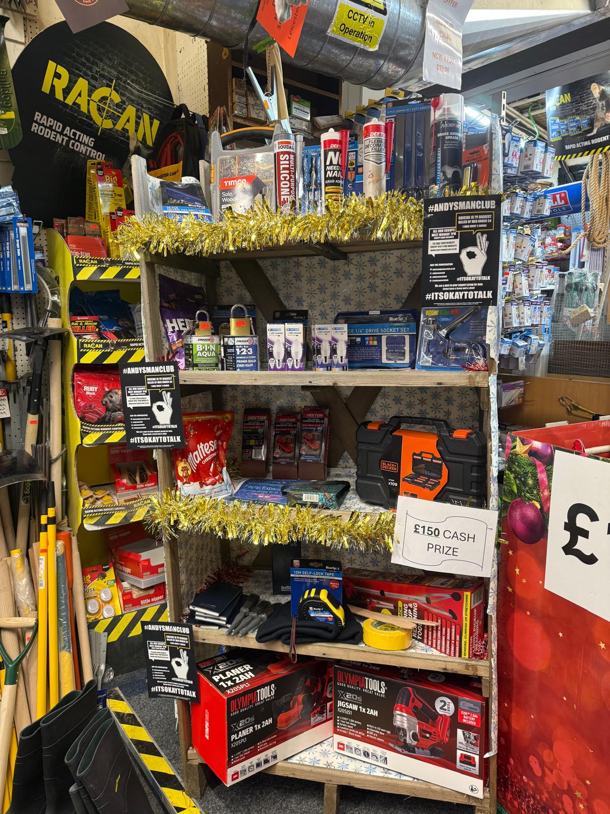 Daymans DIY Christmas Charity Raffle Ticket For ANDYSMANCLUB