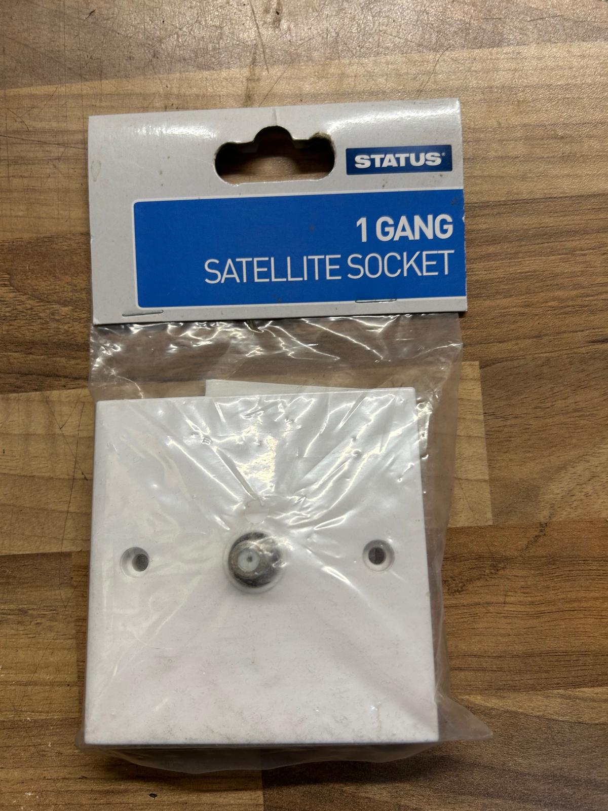 Status Satellite Wall Socket - 1 Gang