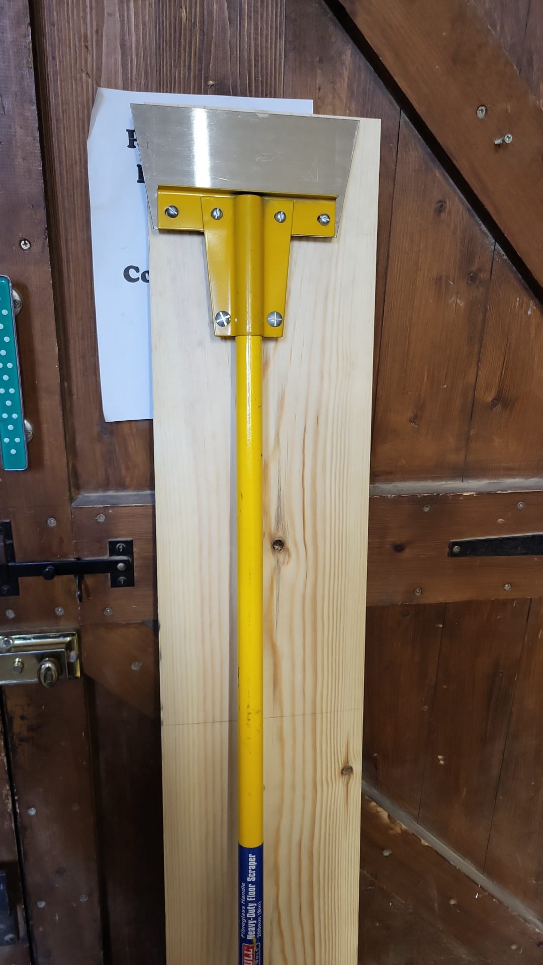 Faithfull Heavy-Duty Fibreglass Handle Floor Scraper 200mm (8in)