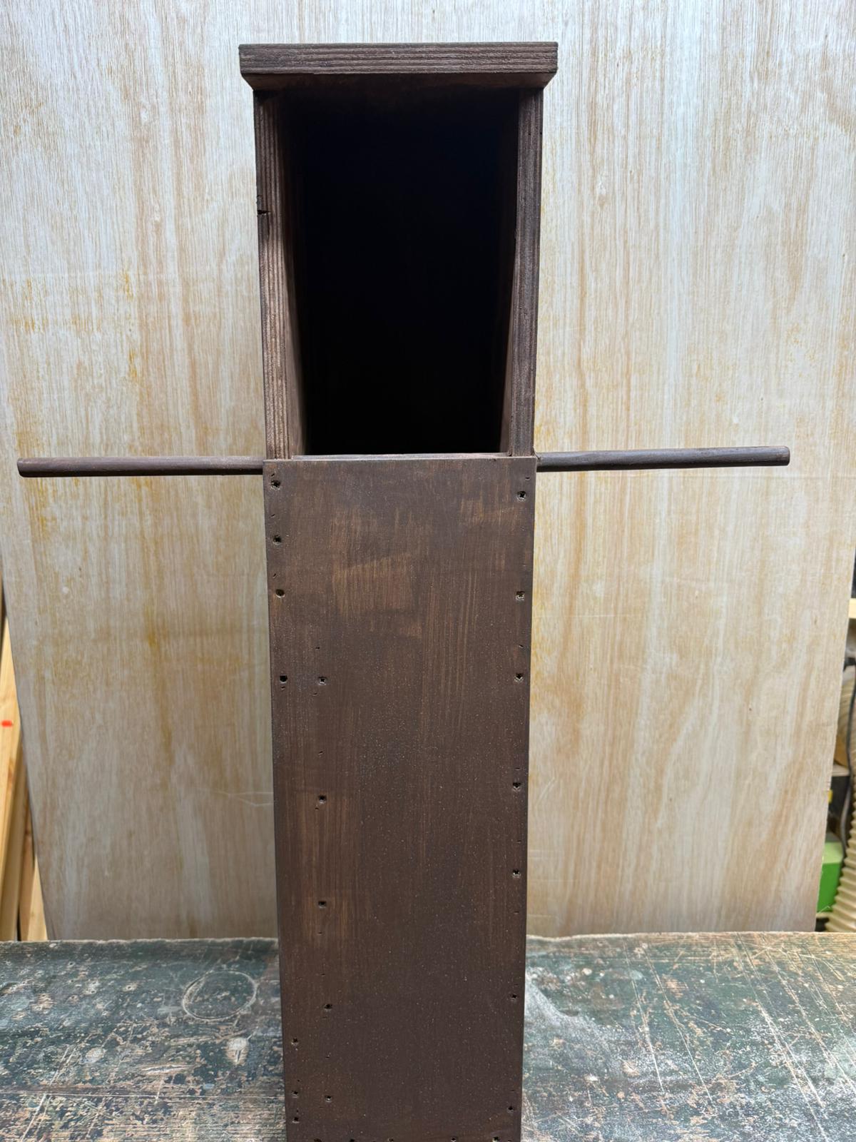 Handmade Wooden Tawny Owl Upright Nesting Box