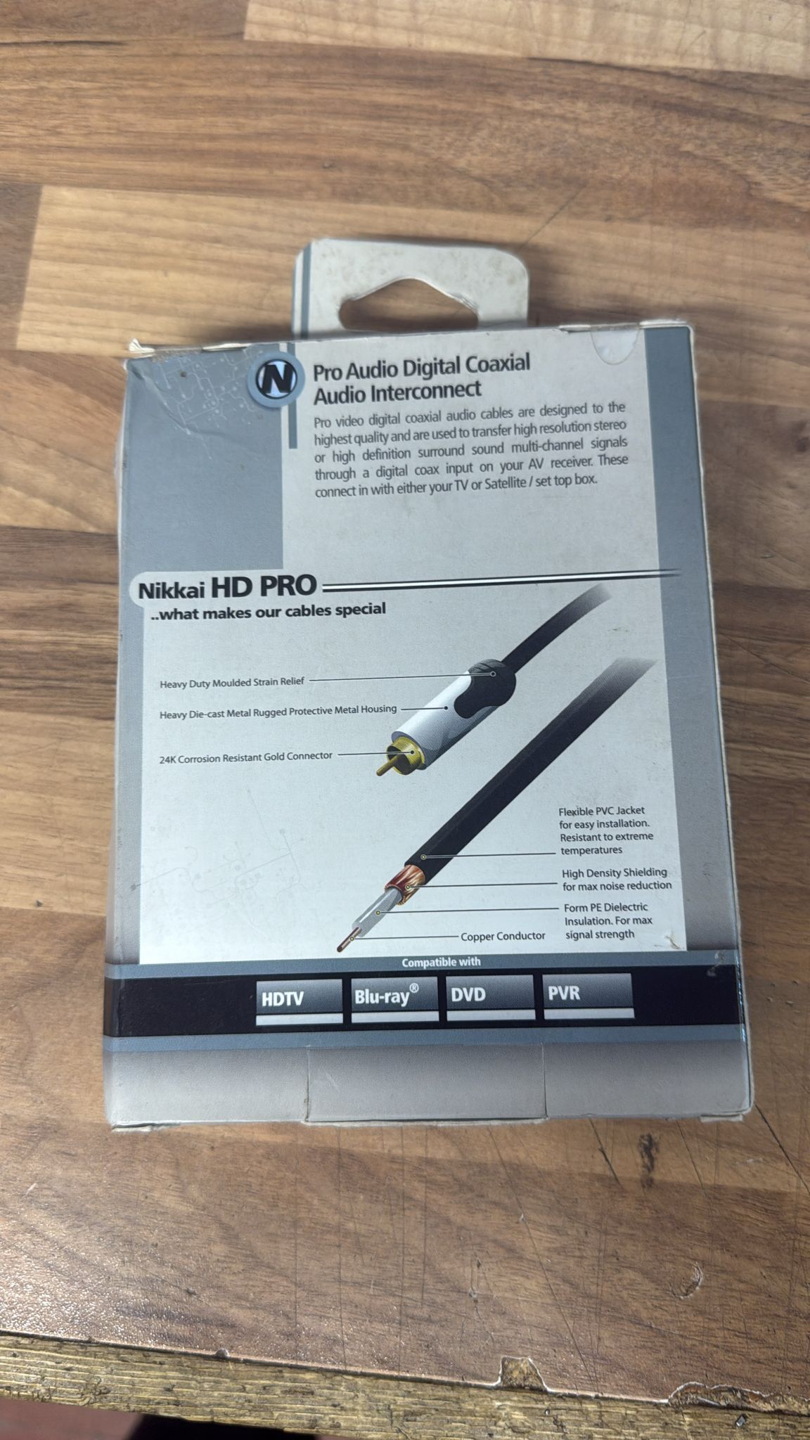 Pro Video Digital Coaxial Audio Interconnect Lead (N00KT)