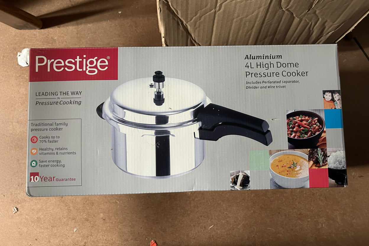 Prestige Aluminium 4L High Dome Pressure Cooker