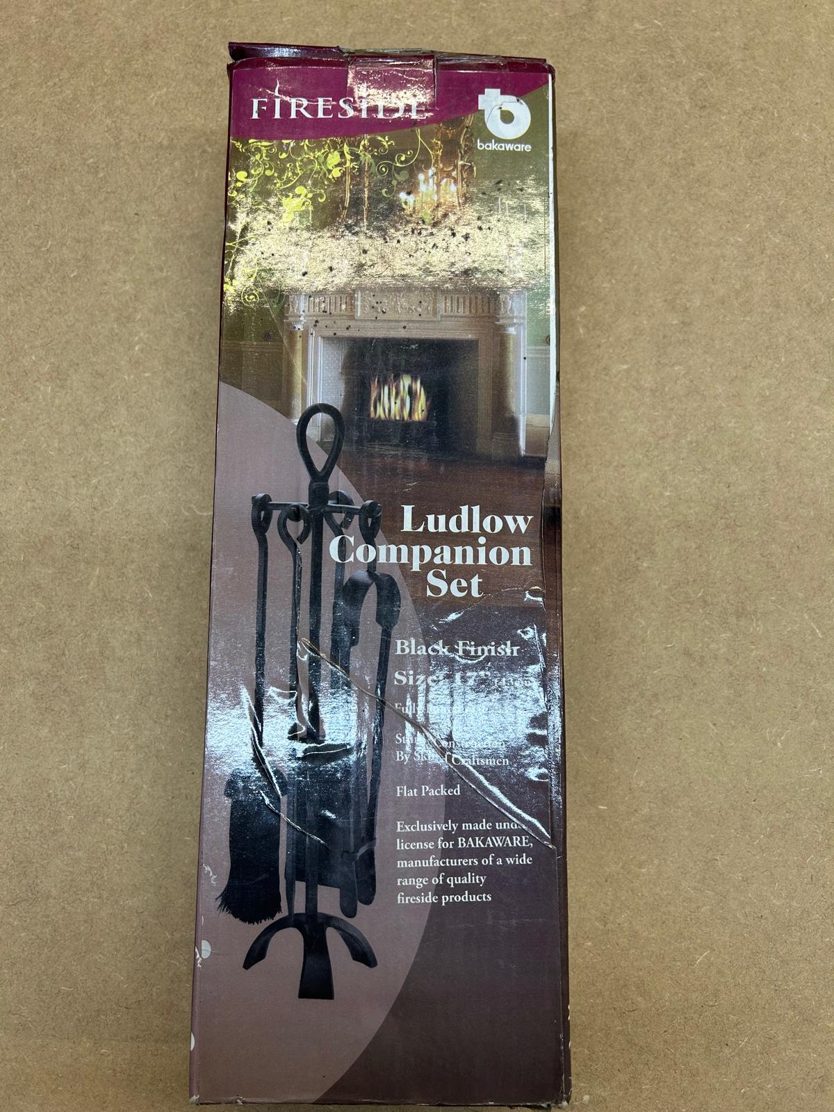 Ludlow 17in Black Companion Set (3023)