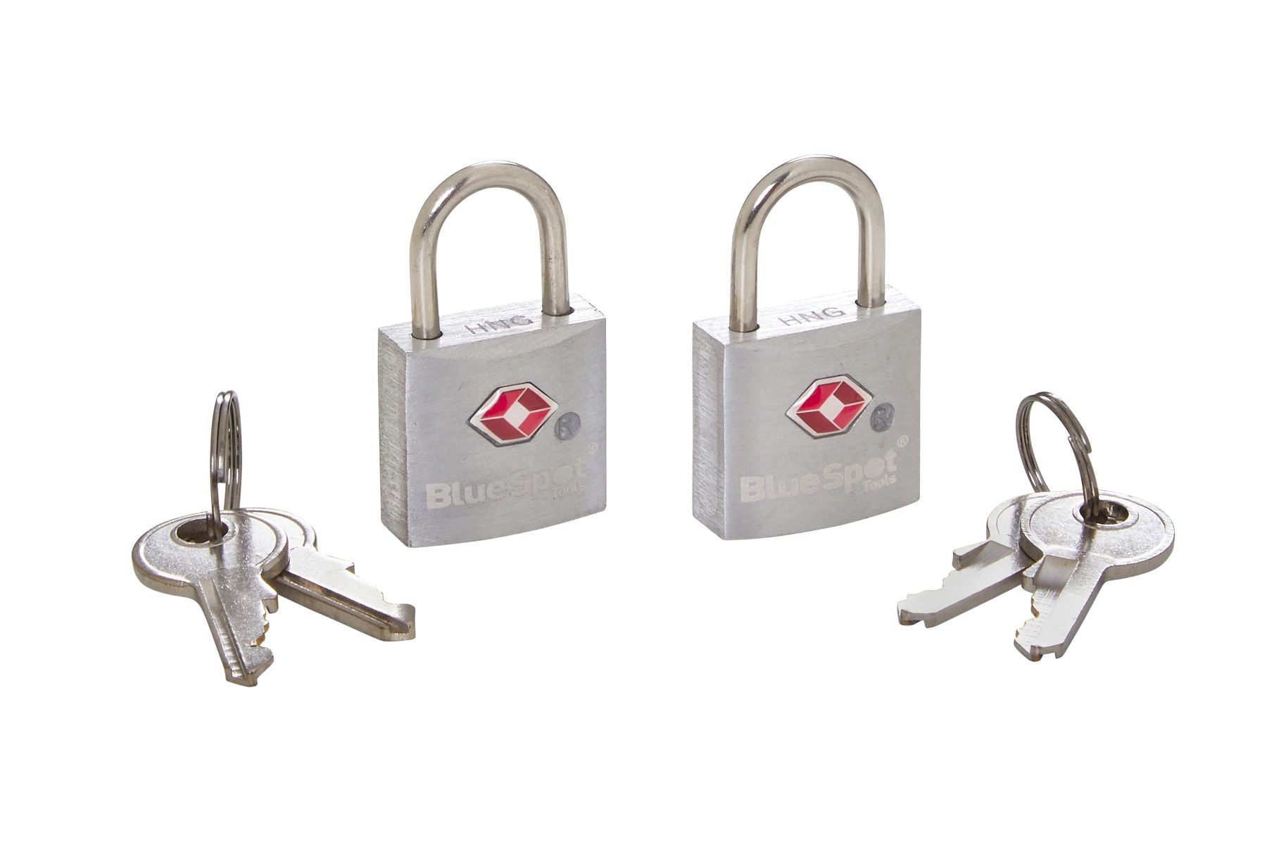 Blue Spot Tools 2 PCE 20mm TSA Travel Padlocks (77050)