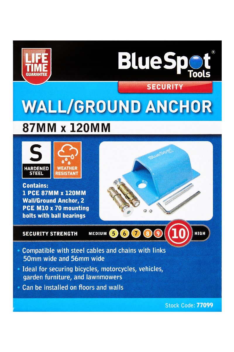 Bluespot Wall / Ground Anchor 87mm x 120mm (77099)