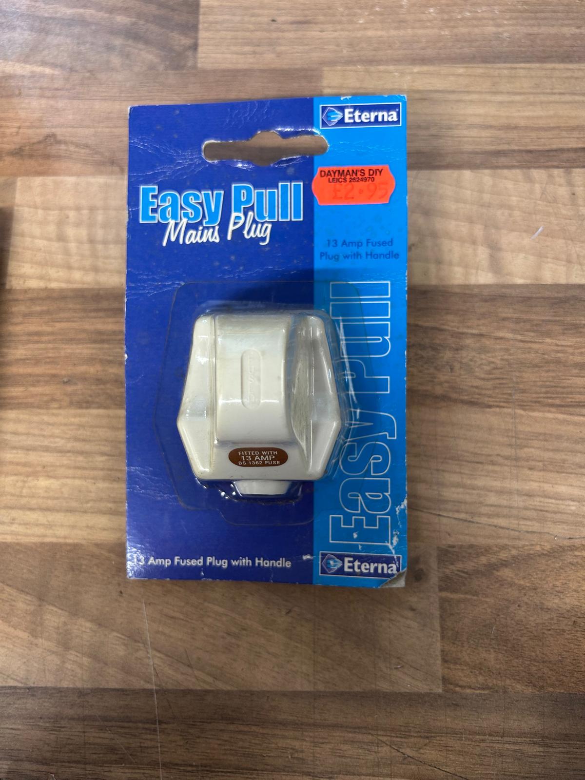 Eterna Easy Pull 13 Amp Mains Plug