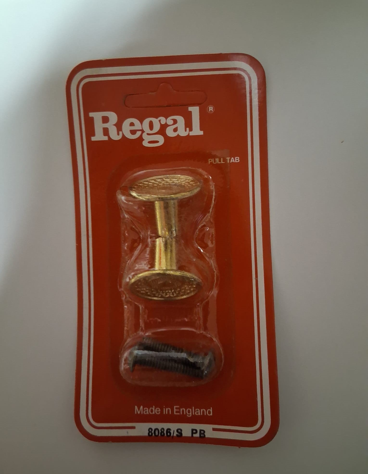 Regal Vintage Knobs Plated Brass 25mm (8086/S PB)