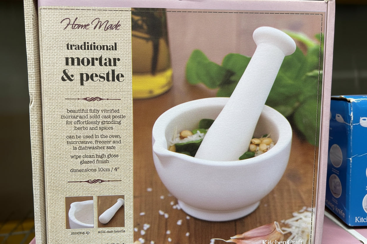Kitchencraft Mortar & Pestle 10cm (KCMPB)