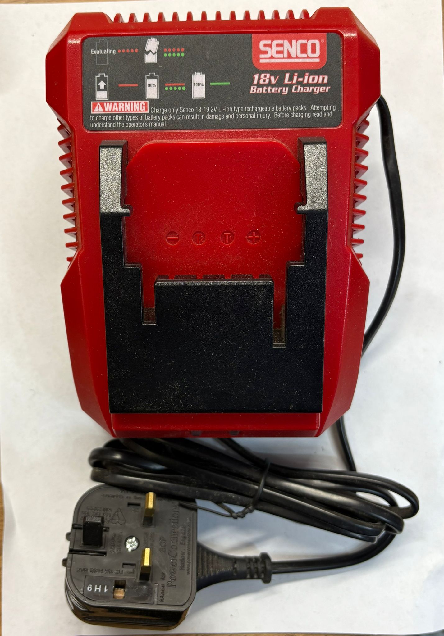 SENCO VB0157 18V FUSION & DURASPIN BATTERY CHARGER