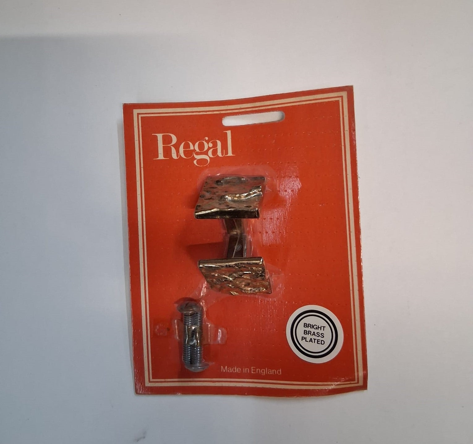 Regal Vintage Drawer Handle Bright Brass Plated 30mm (9015 BR)