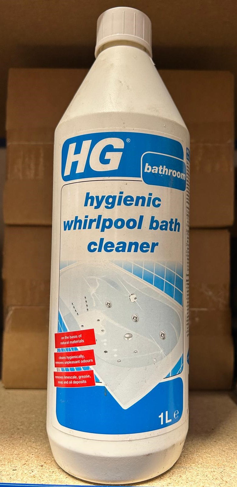 HG Hygienic Whirlpool Bath Cleaner 1L