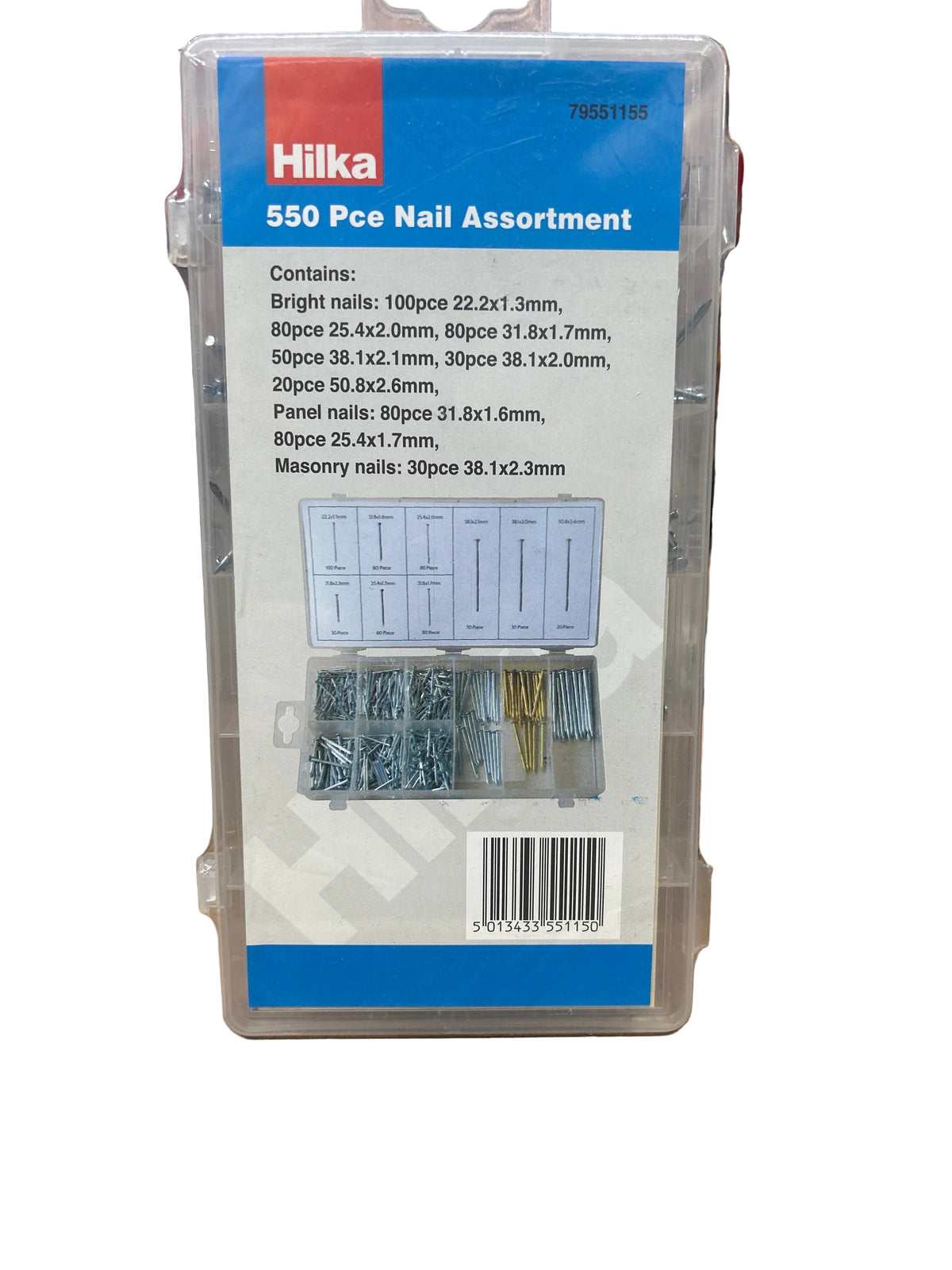 Hilka 550 pce Nail Assortment