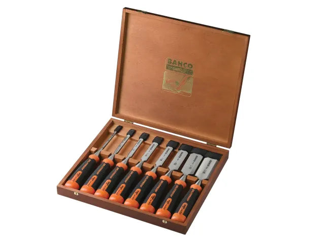 Bahco 434-S8 Bevel Edge Chisel 8 Piece Set