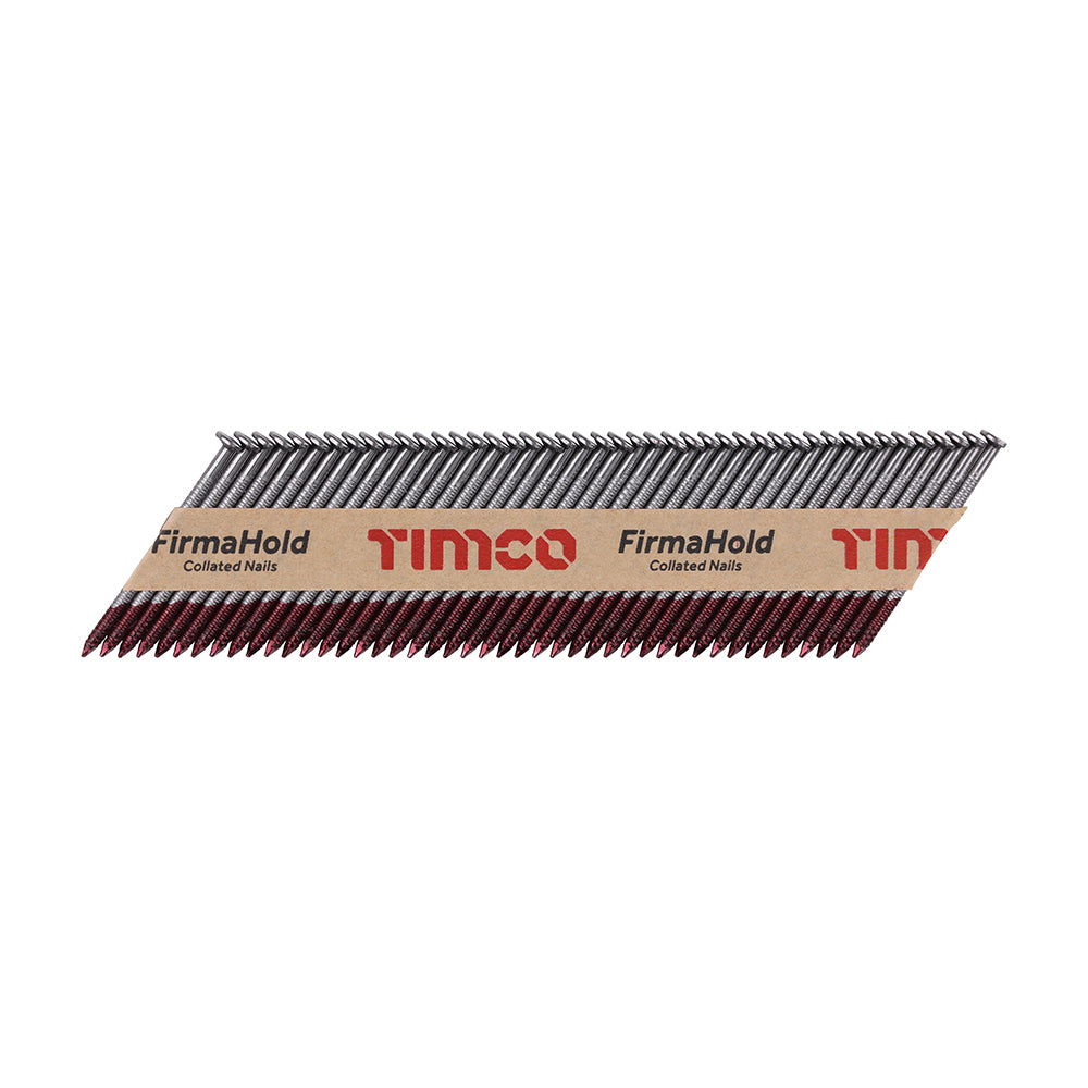 Timco FirmaHold Collated Clipped Head Nails - Trade Pack - Ring Shank - Bright 2.8 x 50mm (CBRT50)